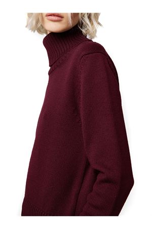 Maglia in lana merino bordeaux ALPHA STUDIO | AD4121G2009
